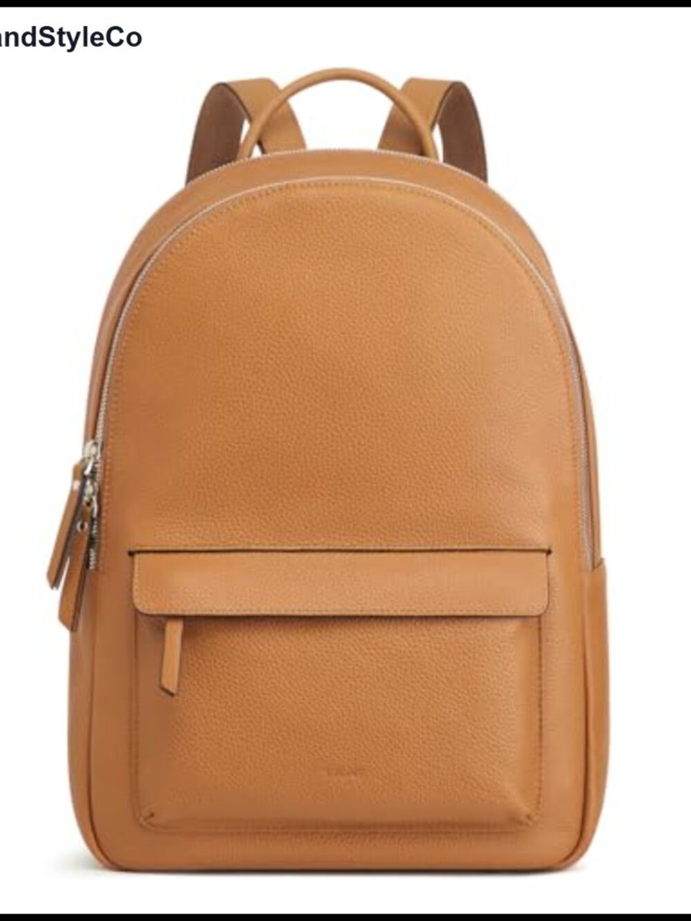 Genuine Leather Laptop Backpack Purse 13.3" Work Travel Shoulder Bag